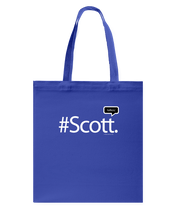 Family Famous Scott Talkos Canvas Shopping Tote