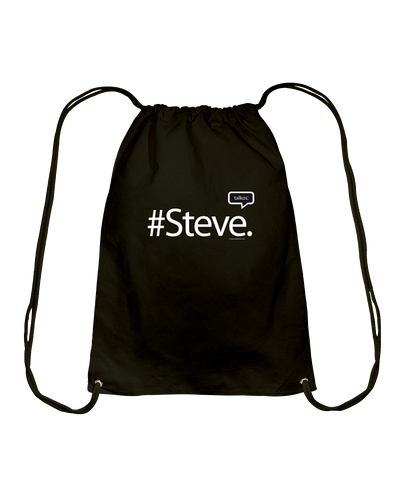 Family Famous Steve Talkos Cotton Drawstring Backpack