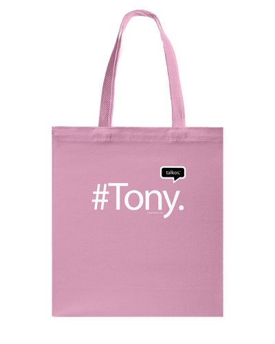 Family Famous Tony Talkos Canvas Shopping Tote