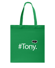 Family Famous Tony Talkos Canvas Shopping Tote