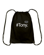 Family Famous Tony Talkos Cotton Drawstring Backpack