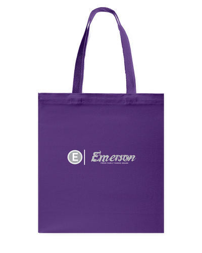 Family Famous Emerson Sketchsig Canvas Shopping Tote