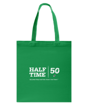 Half Time Birthday Brands Canvas Shopping Tote