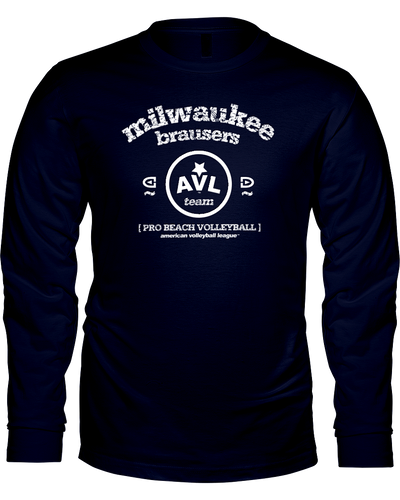 AVL Milwaukee Brausers Bearch Long Sleeve Tee