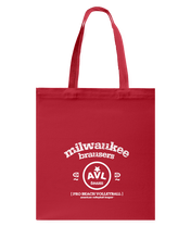 AVL Milwaukee Brausers Bearch Canvas Shopping Tote