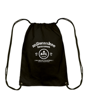 AVL Milwaukee Brausers Bearch Cotton Drawstring Backpack
