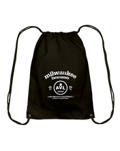 AVL Milwaukee Brausers Bearch Cotton Drawstring Backpack
