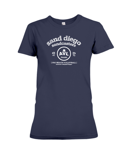 AVL Sand Diego Sandcasters Bearch Ladies Tee