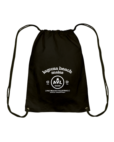 AVL Laguna Beach Mains Bearch Cotton Drawstring Backpack