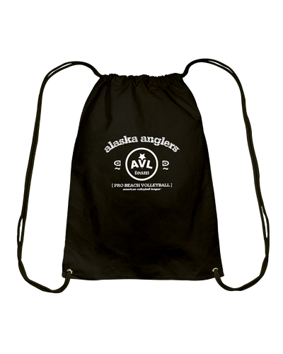 AVL Alaska Anglers Bearch Cotton Drawstring Backpack