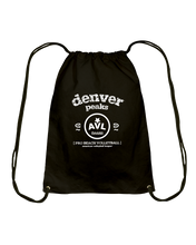 AVL Denver Peaks Bearch Cotton Drawstring Backpack