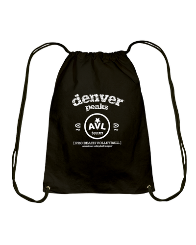 AVL Denver Peaks Bearch Cotton Drawstring Backpack