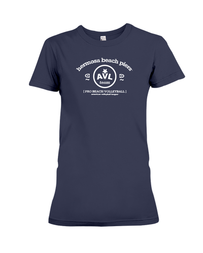 AVL Hermosa Beach Piers Bearch Ladies Tee