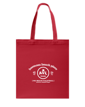 AVL Hermosa Beach Piers Bearch Canvas Shopping Tote