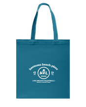 AVL Hermosa Beach Piers Bearch Canvas Shopping Tote