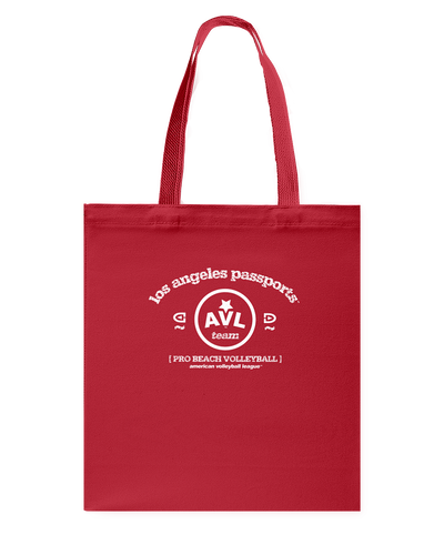 AVL Los Angeles Passports Bearch Canvas Shopping Tote