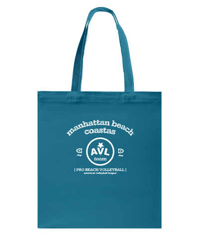 AVL Manhattan Beach Coastas Bearch Canvas Shopping Tote