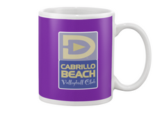 Cabrillo Beach Volleyball Club Court Logo Beverage Mug