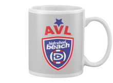 AVL High School Logo RWB Beverage Mug
