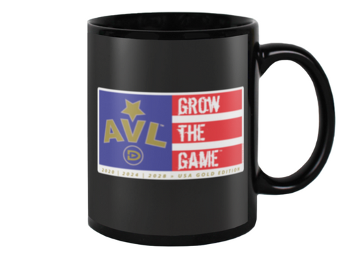 Digster AVL Grow The Game Flag USA Gold Edition Beverage Mug