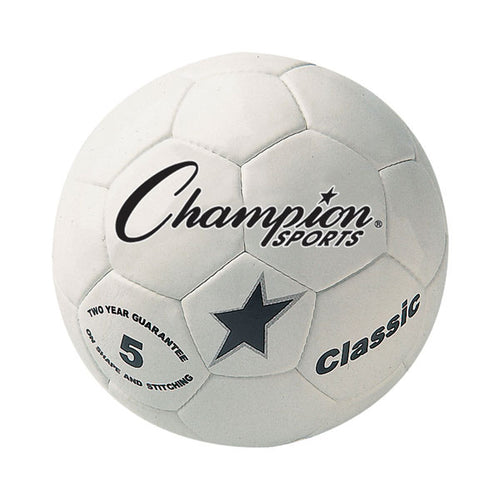 I KICK™ by Champion Sports Classic Hand Sewn Soccer Ball Size 5