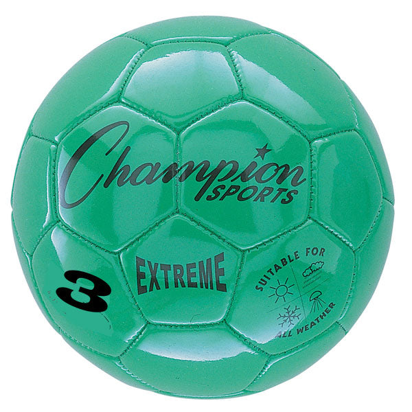 I KICK™ by Champion Sports Extreme Soccer Ball Size 3 Green