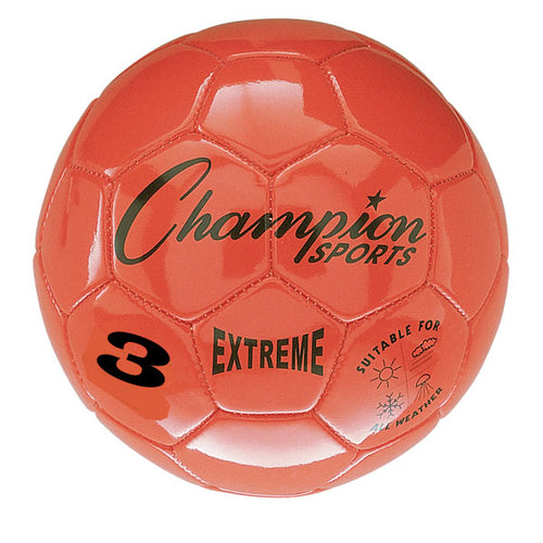 I KICK™ by Champion Sports Extreme Soccer Ball Size 3 Orange