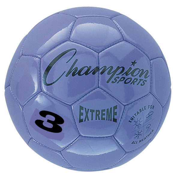 I KICK™ by Champion Sports Extreme Soccer Ball Size 3 Purple