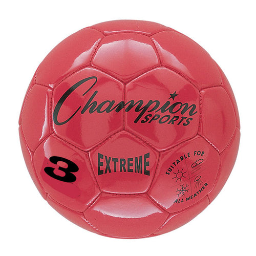 I KICK™ by Champion Sports Extreme Soccer Ball Size 3 Red