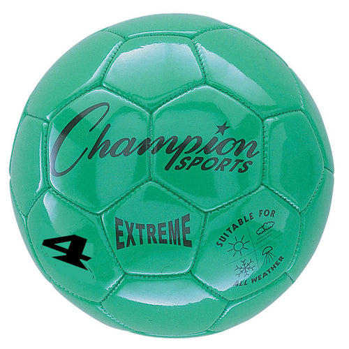 I KICK™ by Champion Sports Extreme Soccer Ball Size 4 Green