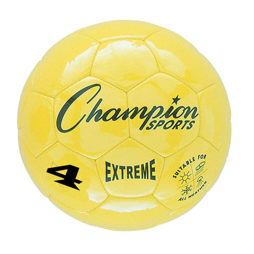 I KICK™ by Champion Sports Extreme Soccer Ball Size 4 Yellow