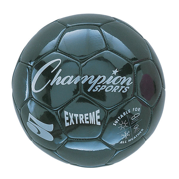 I KICK™ by Champion Sports Extreme Soccer Ball Size 5 Black