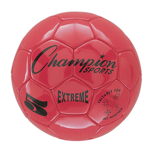 I KICK™ by Champion Sports Extreme Soccer Ball Size 5 Red
