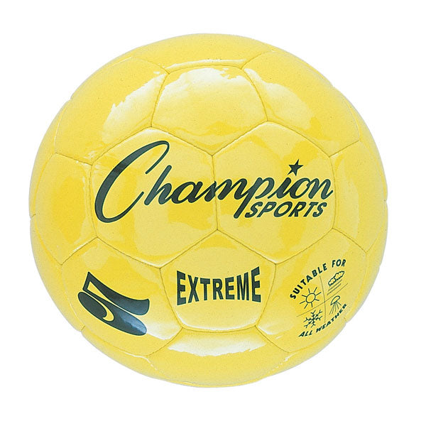 I KICK™ by Champion Sports Extreme ION Soccer Ball Size 5 Yellow