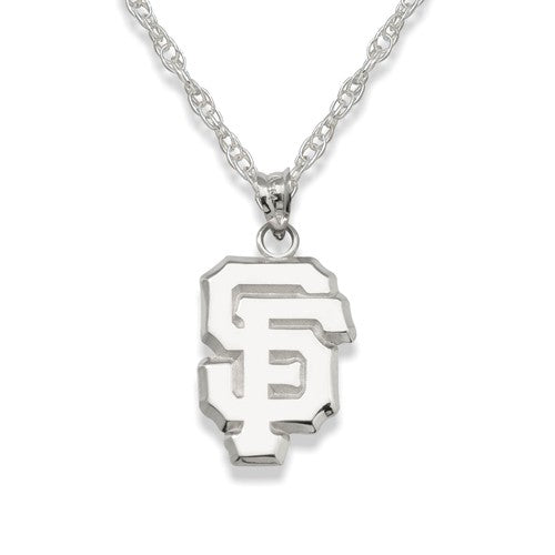 San Francisco Giants Sterling Silver Pendant With Necklace