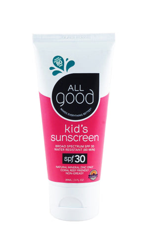 ION Health All Good SPF 30 Kids Sunscreen Lotion, Water Resistant, 3 oz.