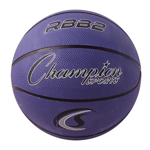 Champion Sports Junior Rubber Basketball Purple