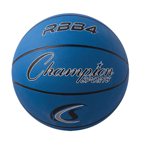 Champion Sports Intermediate Rubber Basketball Blue