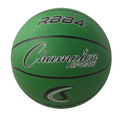 Champion Sports Intermediate Rubber Basketball Green