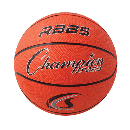 Champion Sports Mini Rubber Basketball Orange