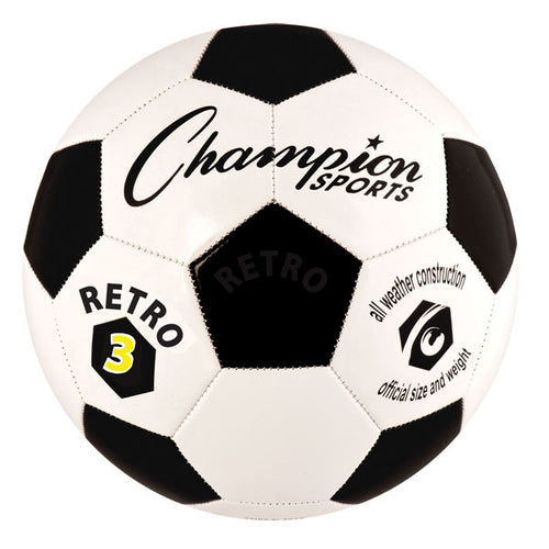 I KICK™ by Champion Sports Retro ION Soccer Ball Size 3
