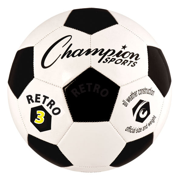 I KICK™ by Champion Sports Retro ION Soccer Ball Size 3