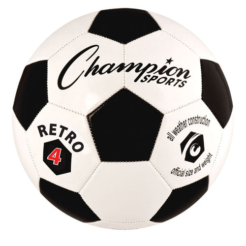 I KICK™ by Champion Sports Retro ION Soccer Ball Size 4
