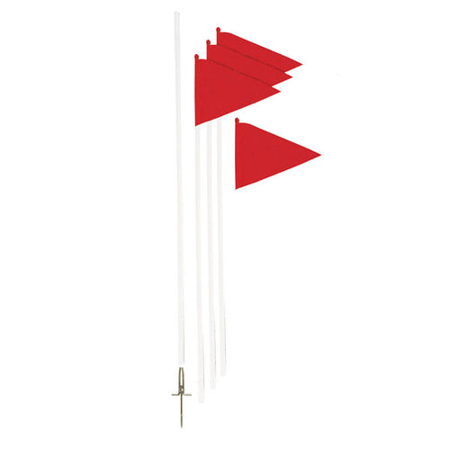 I KICK™ One Piece Economy Soccer Corner Flag Set