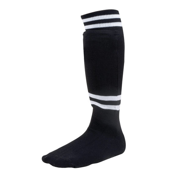 Digster Sock Style Soccer Shinguard Large Black