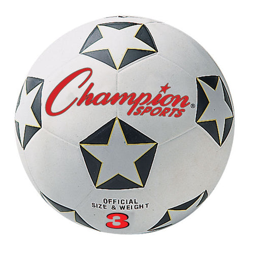 Champion Sports Rubber Soccer Ball Size 3