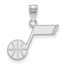 Utah Jazz Sterling Silver Small Pendant