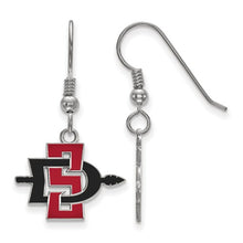 SDSU Sterling Silver Small Dangle Earrings