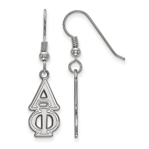 Alpha Phi Sorority Sterling Silver Dangle Earrings