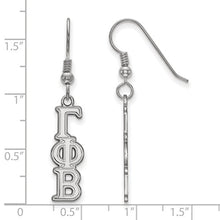 Gamma Phi Beta Sorority Sterling Silver Dangle Earrings